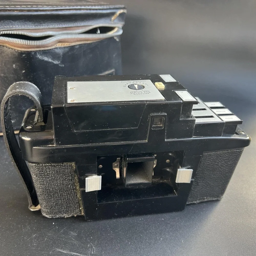 Vintage Fotron III Camera - Power Tested (Orange Light Works) - Case & Cord